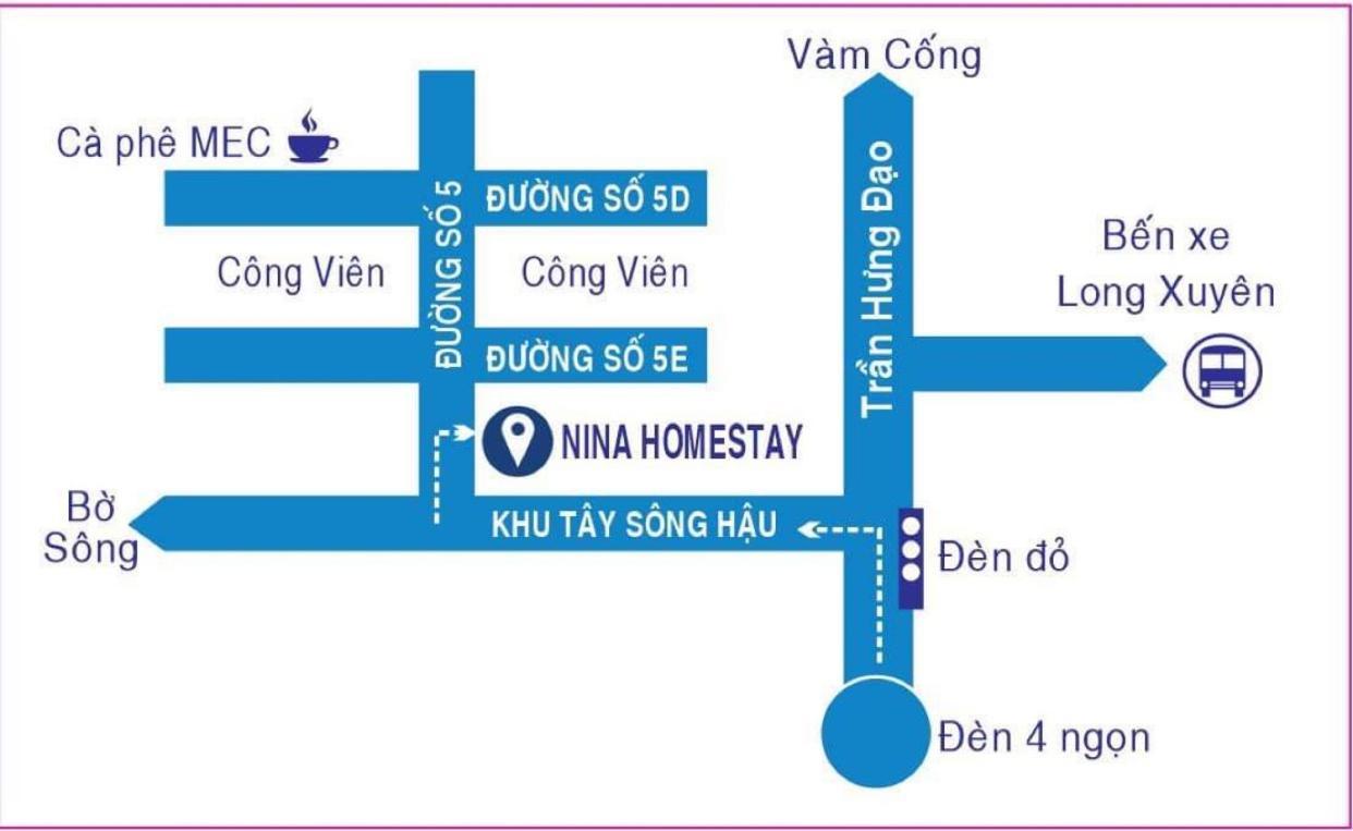 Nina Homestay P3 Long Xuyên Εξωτερικό φωτογραφία